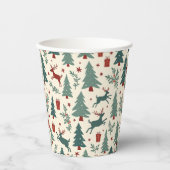 Kerstbekertje Papieren Bekers (Voorkant)