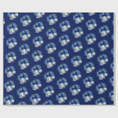 "Kerstbel" Kerstthema Cadeaupapier (Vlak)