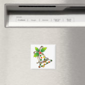 Kerstbel met Holly-12 Magneet (Insitu (Vaatwasser))