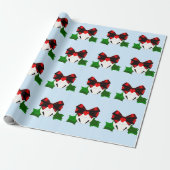 Kerstbel Sieraad Inpakpapier (Uitgerold)