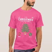 Kerstbelfamilie T-shirt (Voorkant)