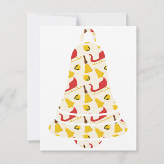 kerstbelkaart feestdagenkaart