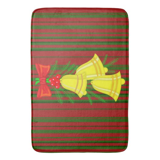 Kerstbellen Badmat (Voorkant Verticaal)