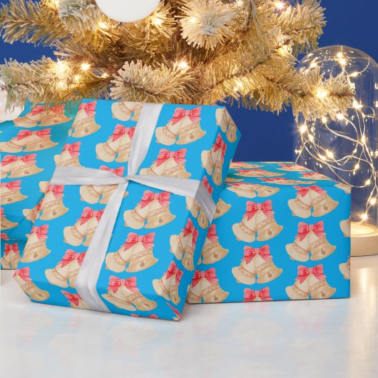 Kerstbellen Cadeaupapier (Feestdagen)