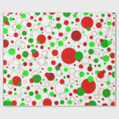 Kerstbellen Cadeaupapier (Vlak)