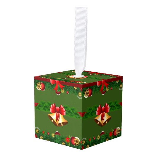 Kerstbellen Decoratie (Voorkant hoekig)