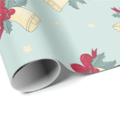 kerstbellen rinkelen - cadeaupapier (Rol Hoek)