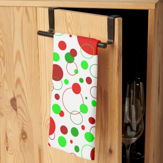 Kerstbellen Theedoek (Derde Gevouwen)