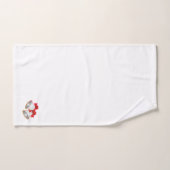 Kerstbellen Wit Bad Handdoek (Handdoek)