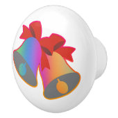 Kerstbellen Witte Keramische Laadknop Knop (Rechts)