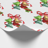 kerstbelletjes-inpakpapier cadeaupapier (Hoek)