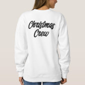 Kerstbemanning Betonvakantieplek Aangepaste naam Trui (Achterkant)