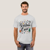kerstbemanning | Gelukkig kerstseizoen T-shirt (Voorkant volledig)