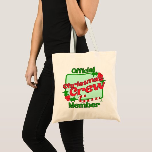 Kerstbemanningslid Vakantie Familie Fun Tote Bag (Voorkant (product))