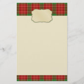 kerstbenodigdheden briefpapier (Voorkant)