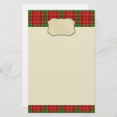 kerstbenodigdheden briefpapier (Voorkant / Achterkant)