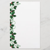 kerstbenodigdheden briefpapier (Voorkant)