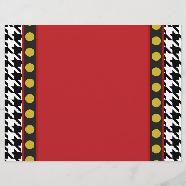 Kerstbereik Dogtooth, Houndstooth (Voorkant)