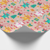 kerstBeren Cadeaupapier (Hoek)