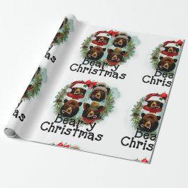 kerstBeren Cadeaupapier