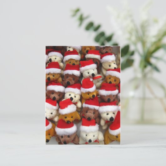 kerstberen feestdagenkaart