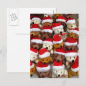 kerstberen feestdagenkaart (Voorkant / Achterkant)