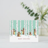 kerstBeren Feestdagenkaart (Staand voorkant)