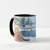 Kerstberen Mok (Voorkant links)