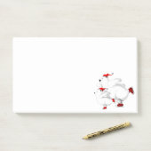 Kerstberen Post-it® Notities Notes (Op bureau)