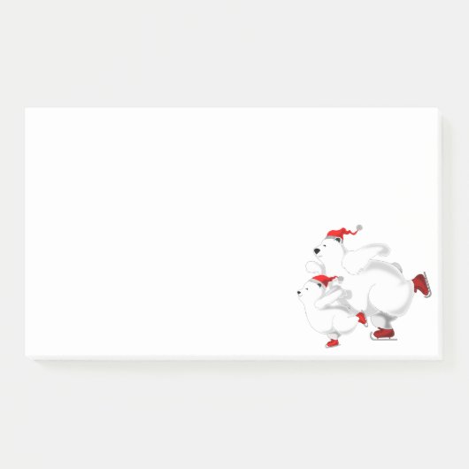 Kerstberen Post-it® Notities Notes (Voorkant)