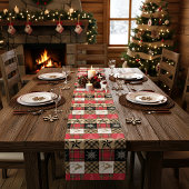 Kerstberg patchwork medium tafelloper