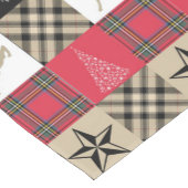 Kerstberg patchwork medium tafelloper (Hoek)