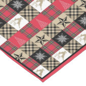 Kerstberg patchwork Middelgrote tafelrunner Korte Tafelloper (Hoek)