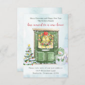 kerstbericht kaart (Voorkant / Achterkant)