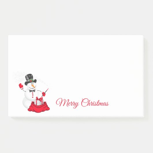 kerstbericht post-it® notes (Voorkant)