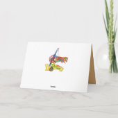 Kerstbericht voor feestmaal feestdagen kaart (Achterkant)