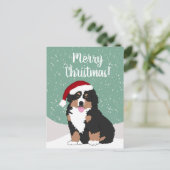 KerstBernese bergog  Briefkaart (Staand voorkant)