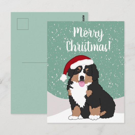 KerstBernese bergog  Briefkaart (Voorkant / Achterkant)