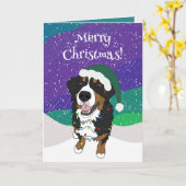 KerstBernese bergog Kaart (Gele Bloem)