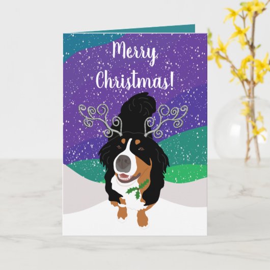 KerstBernese bergog Kaart (Gele Bloem)