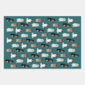 KerstBernese Leonberger St Bernard Pyrenees  Inpakpapier Vel (Voorkant 2)