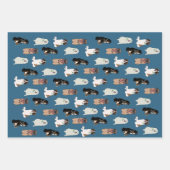 KerstBernese Leonberger St Bernard Pyrenees  Inpakpapier Vel (Voorkant)