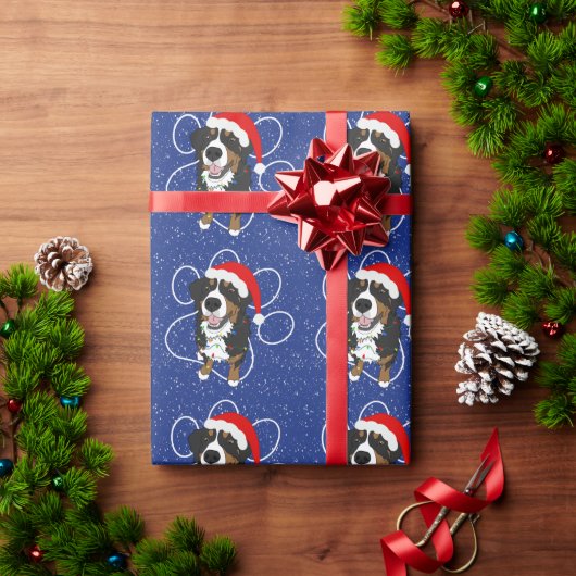 KerstBernese Mountain Dog Cadeaupapier (Feestdagen Geschenken)