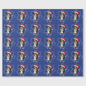 KerstBernese Mountain Dog Cadeaupapier (Vlak)