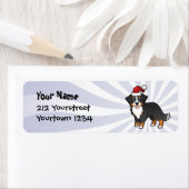 KerstBernese Mountain Dog Etiket (Insitu)