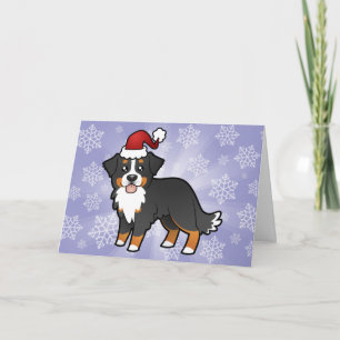 KerstBernese Mountain Dog Feestdagen Kaart