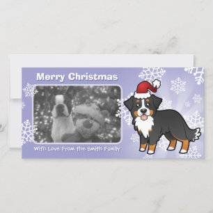 KerstBernese Mountain Dog Feestdagenkaart