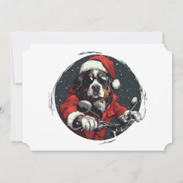 KerstBernese Mountain Dog Feestdagenkaart