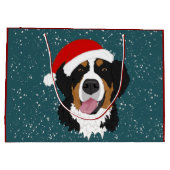 KerstBernese Mountain Dog Groot Cadeauzakje (Achterkant)