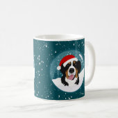 KerstBernese Mountain Dog Koffiemok (Voorkant rechts)